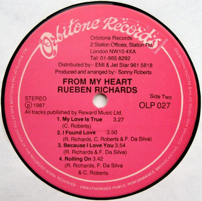 Rueben Richards* : From My Heart  (LP, Album)