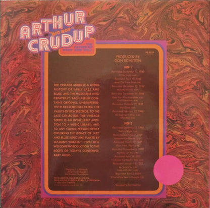 Arthur "Big Boy" Crudup : The Father Of Rock And Roll (LP, Comp)