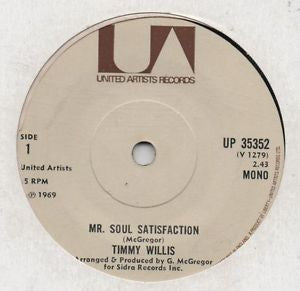 Timmy Willis : Mr. Soul Satisfaction (7", RE)