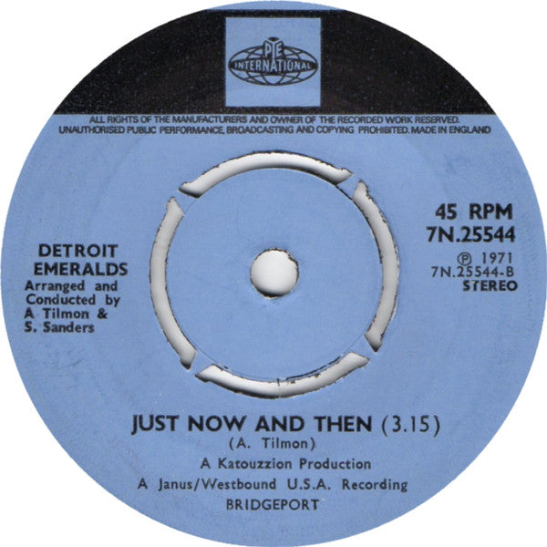 Detroit Emeralds : Do Me Right (7")