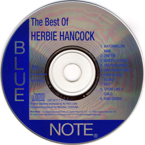 Herbie Hancock : The Best Of Herbie Hancock (CD, Comp, RE)