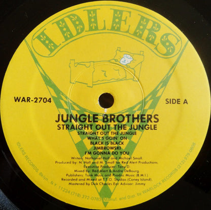 Jungle Brothers : Straight Out The Jungle (LP, Album)