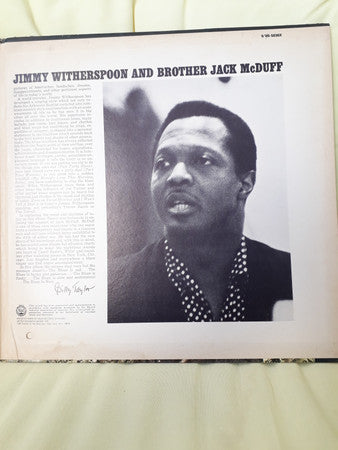 Jimmy Witherspoon With Brother Jack McDuff : The Blues Is Now (LP)