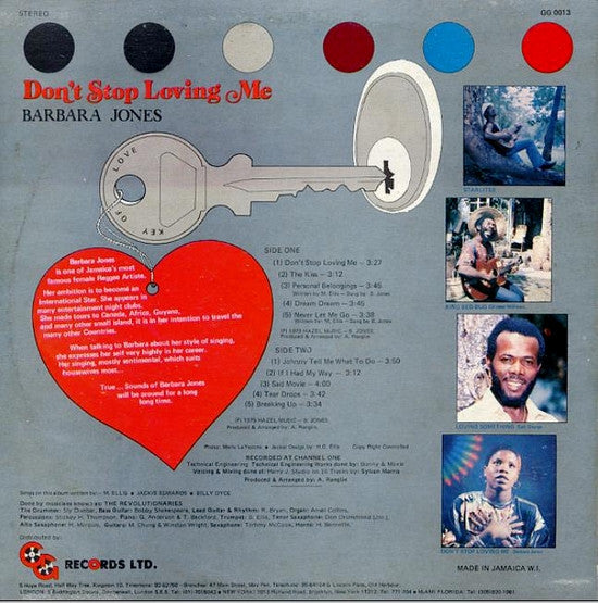 Barbara Jones : Don't Stop Loving Me (LP, Album)