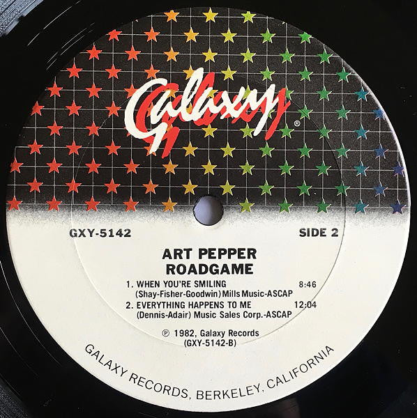 Art Pepper : Roadgame (LP, Album, Ter)