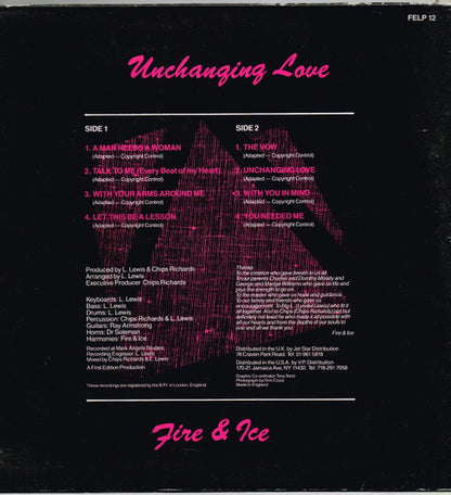 Fire & Ice* : Unchanging Love (LP, Album)