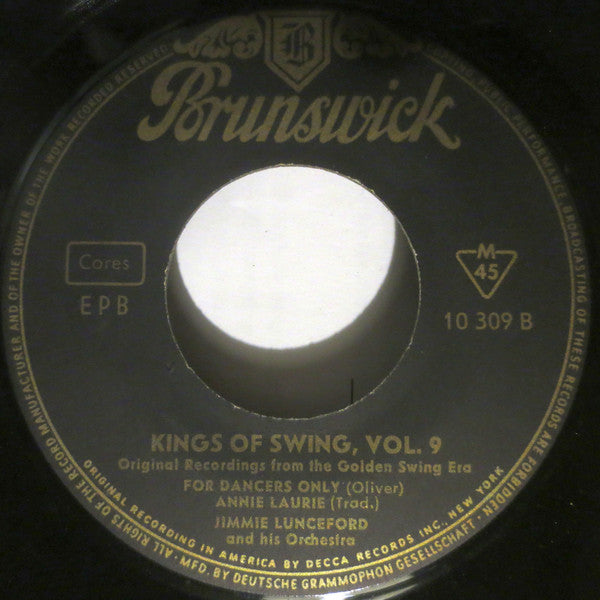 Jimmie Lunceford And His Orchestra : Kings Of Swing Vol. 9 (7", EP)