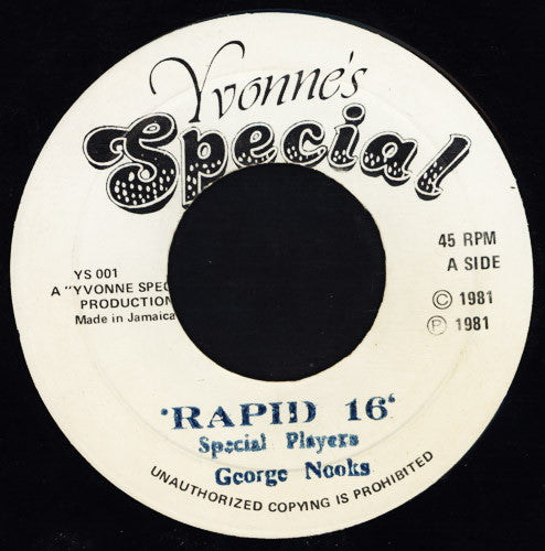 George Nooks : Rapid 16 (7")