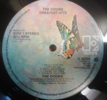 The Doors : Greatest Hits (LP, Comp, RM)