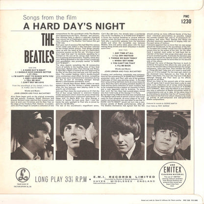 The Beatles : A Hard Day's Night (LP, Album, Mono, Var)