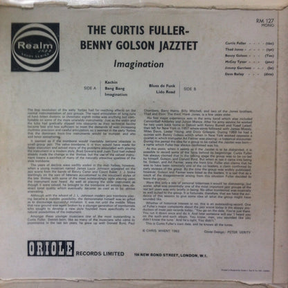 The Curtis Fuller Benny Golson Jazztet* With Thad Jones And McCoy Tyner : Imagination (LP, Album, Mono, RE)