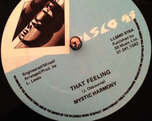 Mystic Harmony / SS Band* : That Feeling / Sweet Feelings (12", Single)