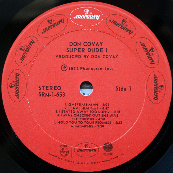 Don Covay : Super Dude I (LP, Album, RP, Phi)