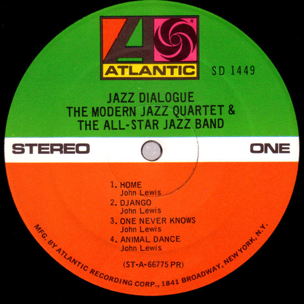 The Modern Jazz Quartet & The All-Star Jazz Band : Jazz Dialogue (LP, Album)