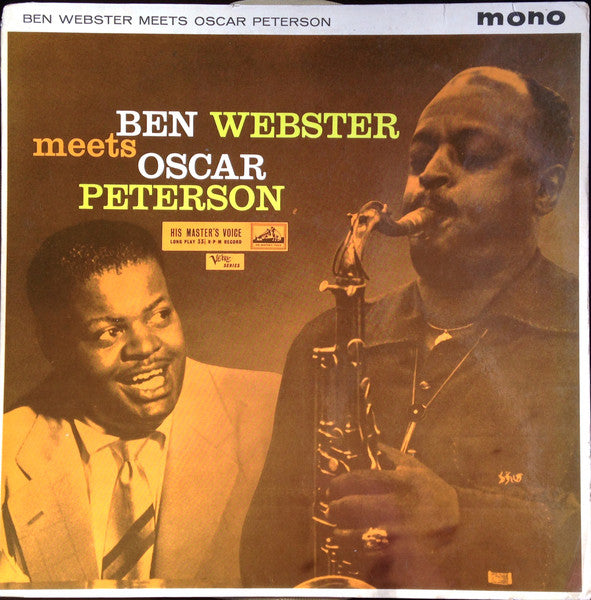 Ben Webster Meets Oscar Peterson : Ben Webster Meets Oscar Peterson (LP, Album, Mono)