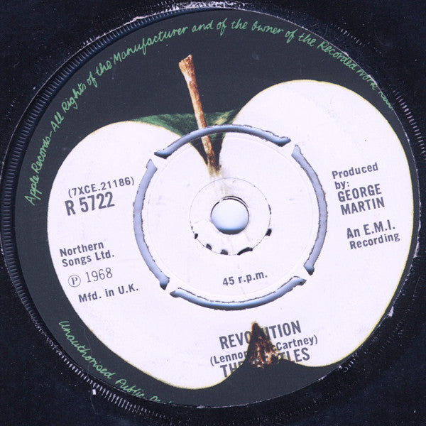 The Beatles : Hey Jude / Revolution (7", Single, RE)