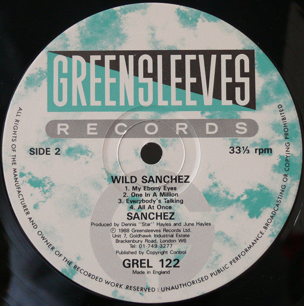 Sanchez : Wild Sanchez (LP, Album)