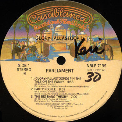 Parliament : GloryHallaStoopid (Pin The Tale On The Funky) (LP, Album, Gat)