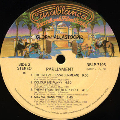 Parliament : GloryHallaStoopid (Pin The Tale On The Funky) (LP, Album, Gat)