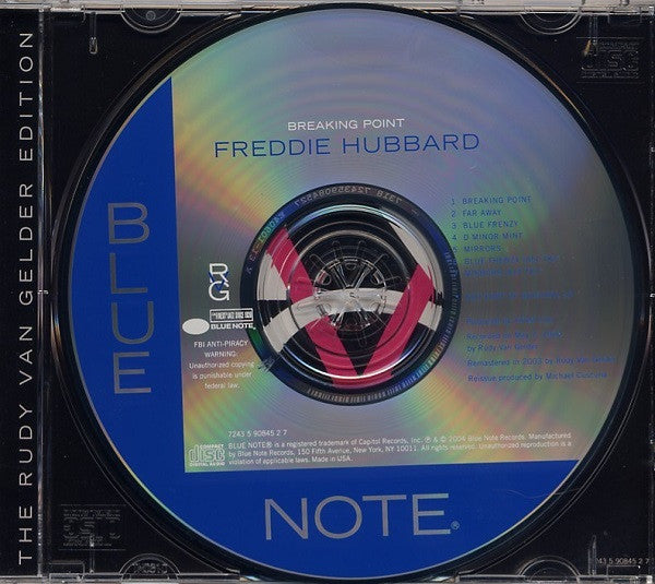 Freddie Hubbard : Breaking Point (CD, Album, RE, RM)