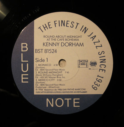 Kenny Dorham : 'Round About Midnight At The Cafe Bohemia (LP, Album, Mono, RE, DMM)