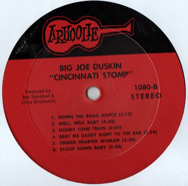 Big Joe Duskin : Cincinnati Stomp (LP, Album)