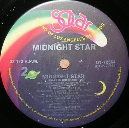 Midnight Star : Midnight Star (LP, Album)