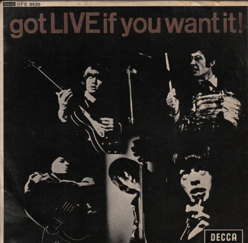 The Rolling Stones : Got Live If You Want It! (7", EP, Mono)