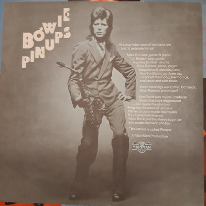 Bowie* : Pinups (LP, Album, RP, Bla)