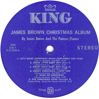 James Brown And His Famous Flames* : Sing Christmas Songs (LP, Album)