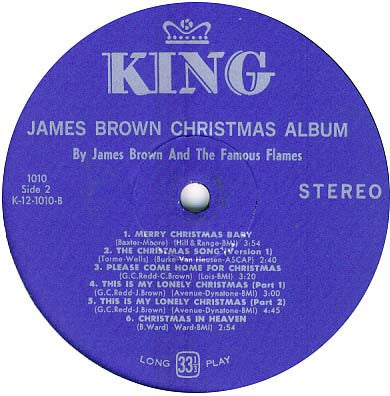 James Brown And His Famous Flames* : Sing Christmas Songs (LP, Album)