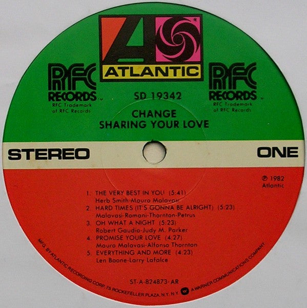 Change : Sharing Your Love (LP, Album)