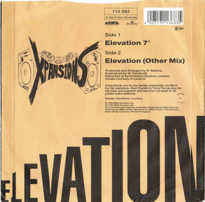 Xpansions : Move Your Body (Elevation) (7", Single, Sil)