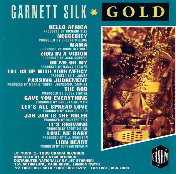 Garnett Silk : Gold (CD, Comp)