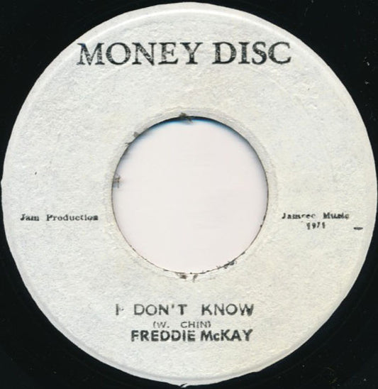 Freddie McGregor : I Don't Know (7", M/Print)