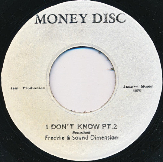 Freddie McGregor : I Don't Know (7", M/Print)