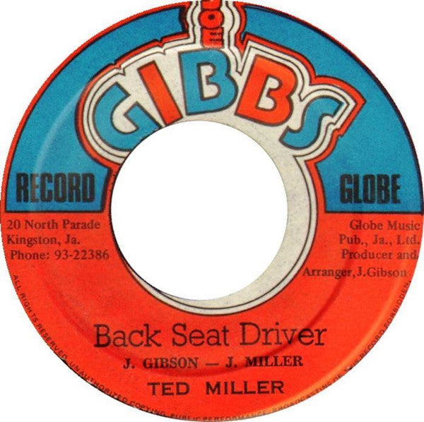 Ted Miller* : Back Seat Lover (7")