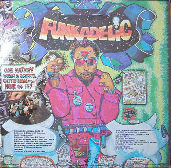 Funkadelic : One Nation Under A Groove (LP, Win + 7", EP + Album, Gat)