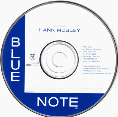 Hank Mobley : Roll Call (CD, Album, RE, RM)