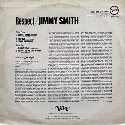 Jimmy Smith : Respect (LP, Album)