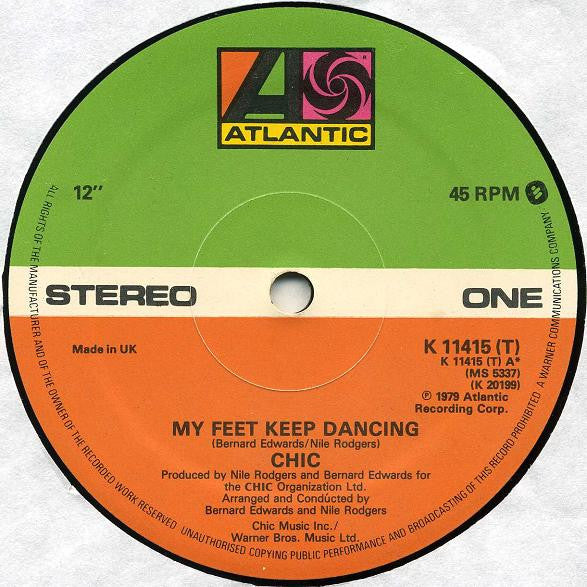 Chic : My Feet Keep Dancing (12", Single)