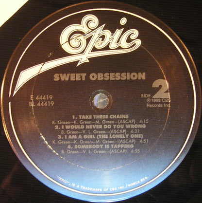 Sweet Obsession : Sweet Obsession (LP, Album, Car)