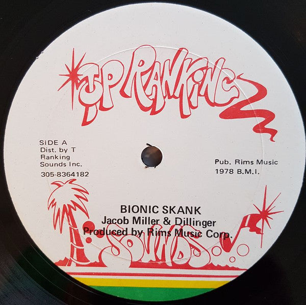 Jacob Miller / Dillinger : Bionic Skank (12", Maxi)