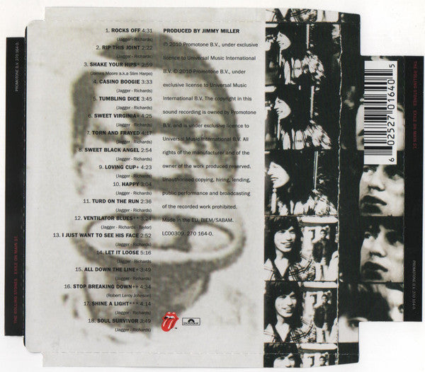 The Rolling Stones : Exile On Main St. (CD, Album, RE, Sup)