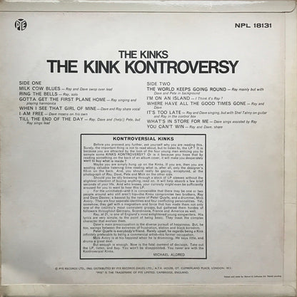 The Kinks : The Kink Kontroversy (LP, Album, Mono)