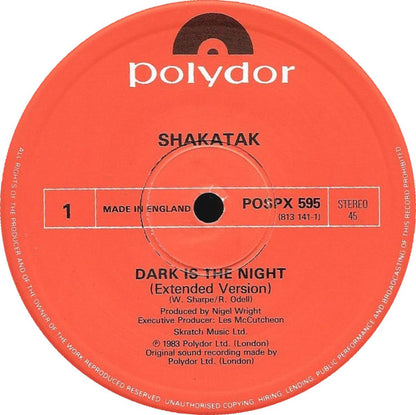 Shakatak : Dark Is The Night (12")