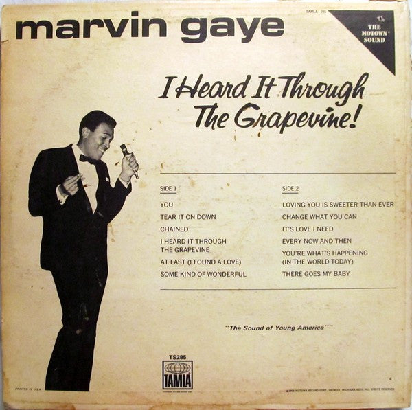 Marvin Gaye : I Heard It Through The Grapevine! (LP, Album, RE, Ind)