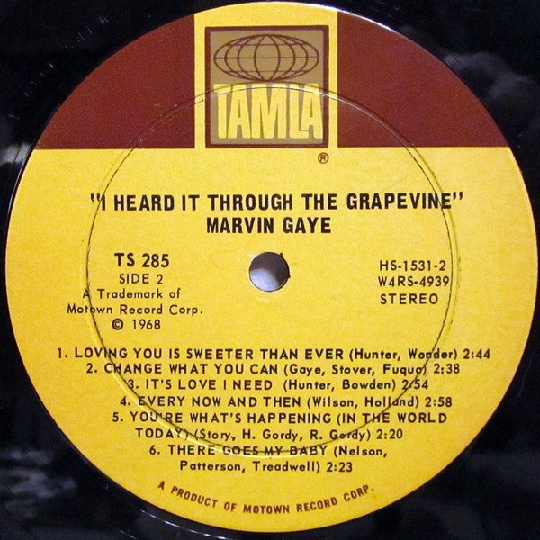 Marvin Gaye : I Heard It Through The Grapevine! (LP, Album, RE, Ind)