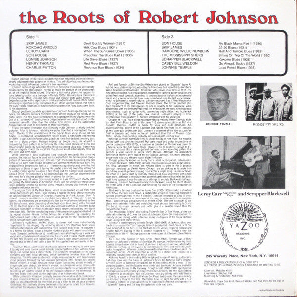 Various : The Roots Of Robert Johnson  (LP, Comp)