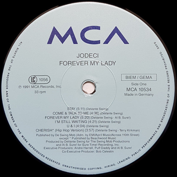 Jodeci : Forever My Lady (LP, Album)